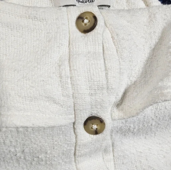 Madewell Texture & Thread Ruffle Tie Front Tank Terry Cloth Towel L - Picture 6 of 9